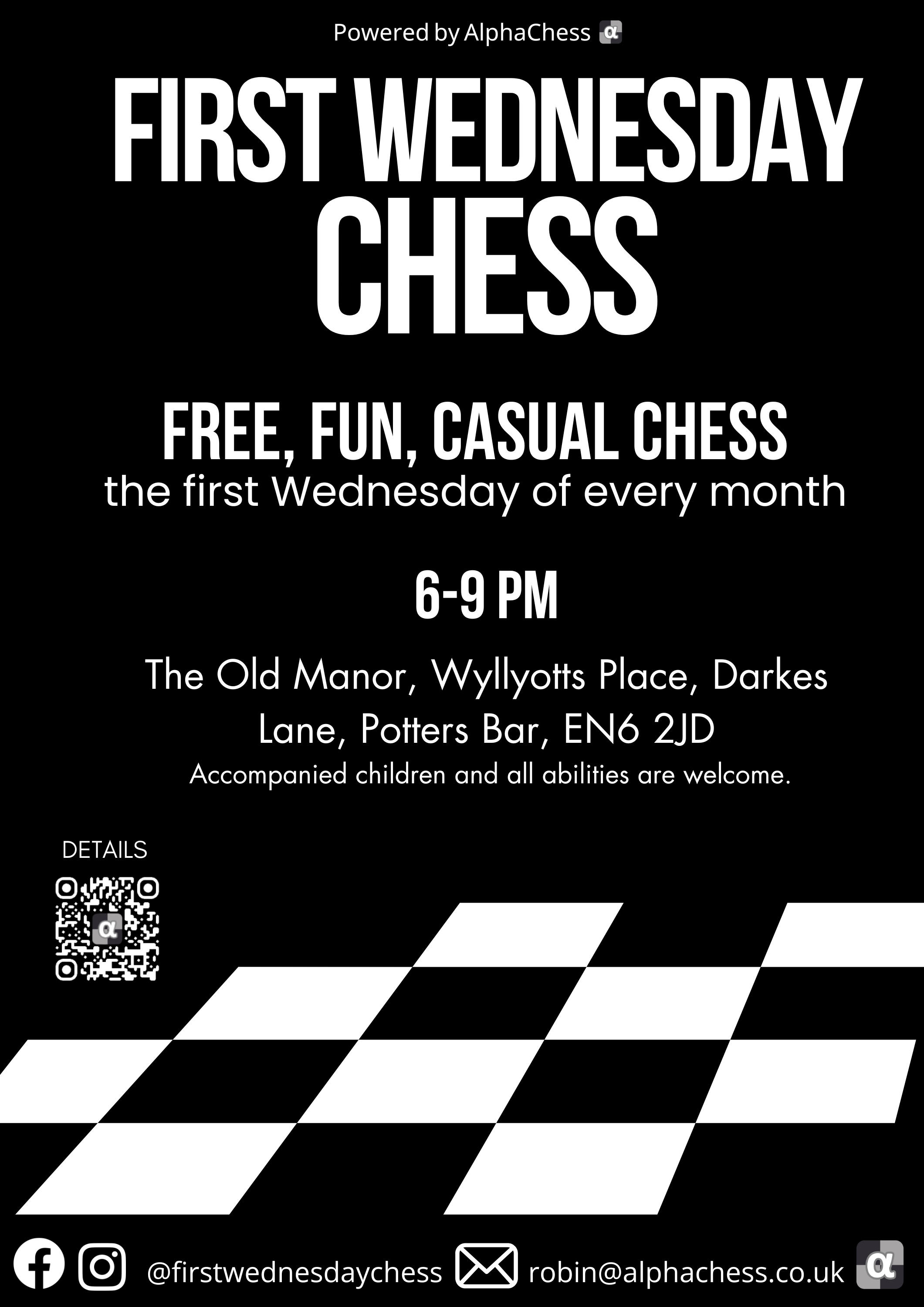 First Wednesday Chess Poster