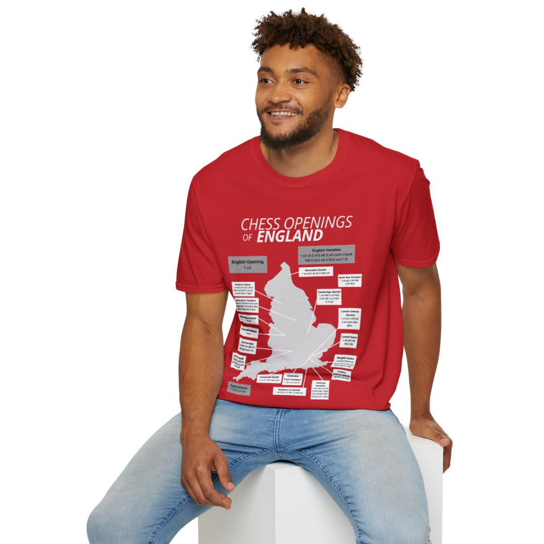 English Chess Map Unisex T-Shirt